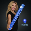 25 Day Custom Fully Wrapped 16" Blue LED Foam Cheer Stick